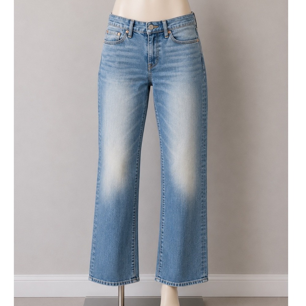 Lucky Brand Straight Leg Jeans Women 6/28 Blue Medium Wash Classic Denim